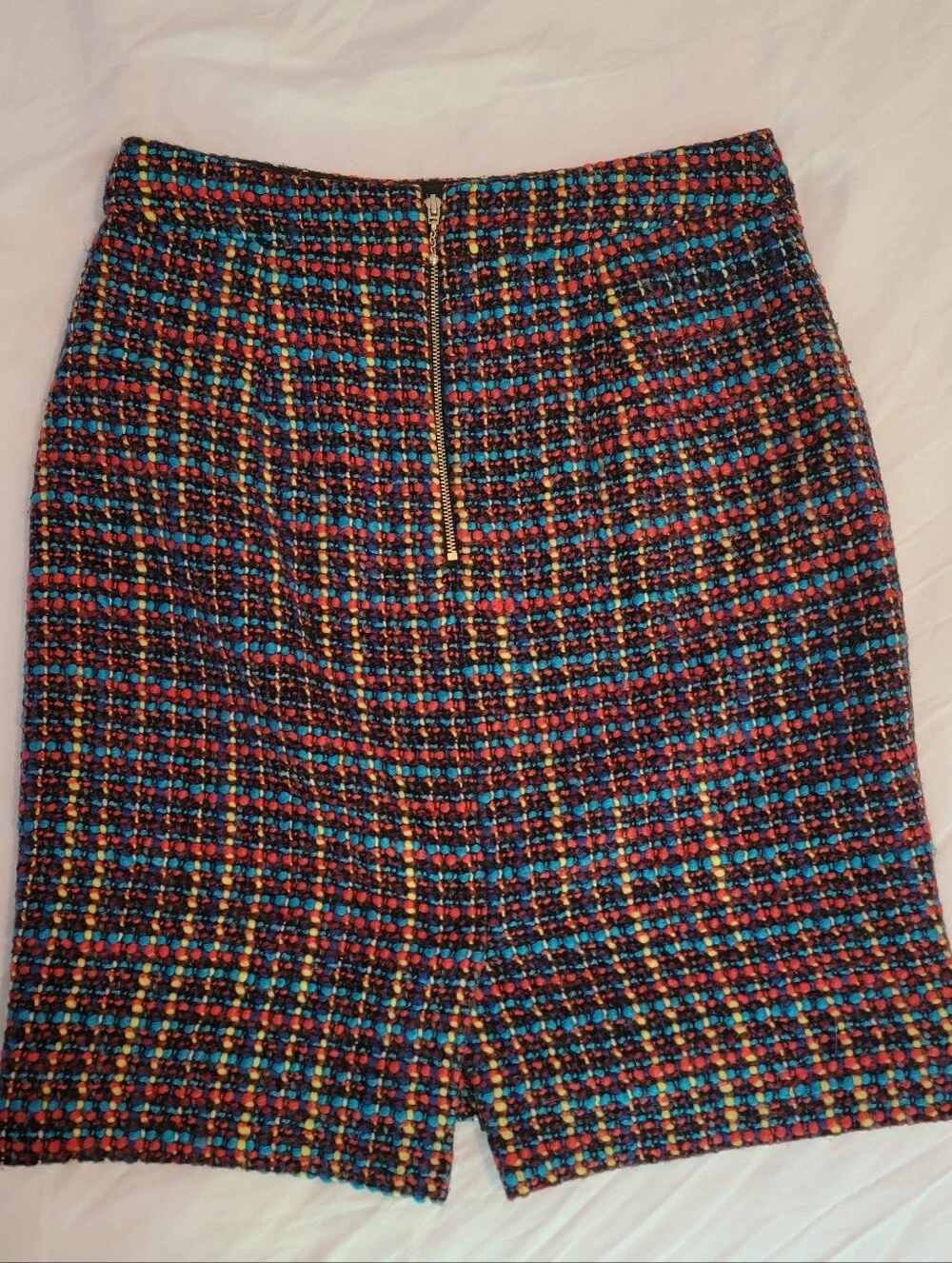 Boucle Tweed Multicolor Skirt